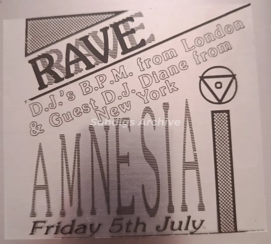 Amnesia flyer