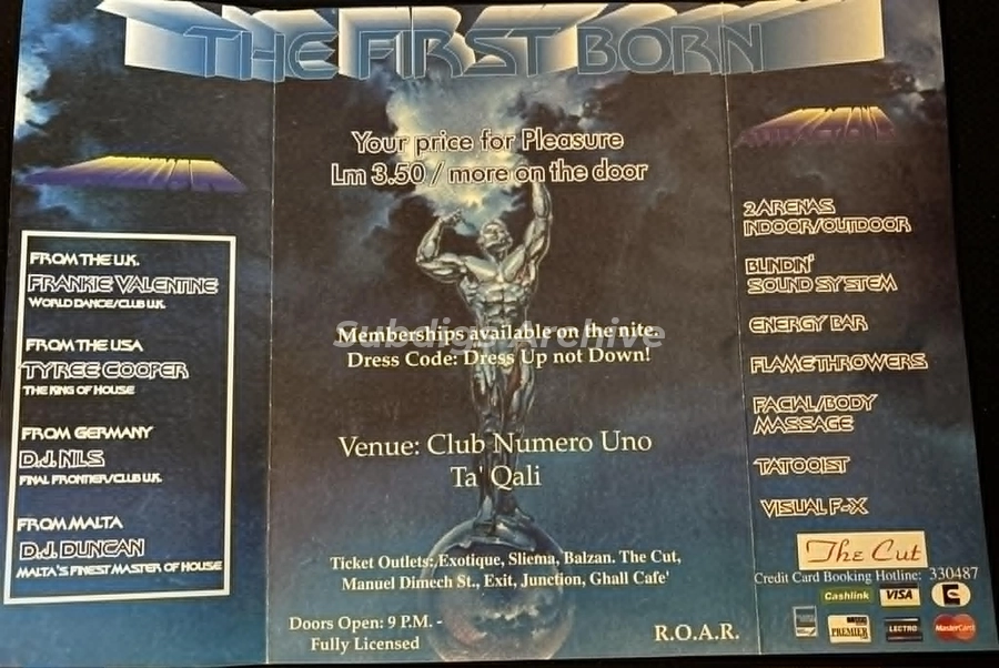 The First Born event at Numero Uno, 1995