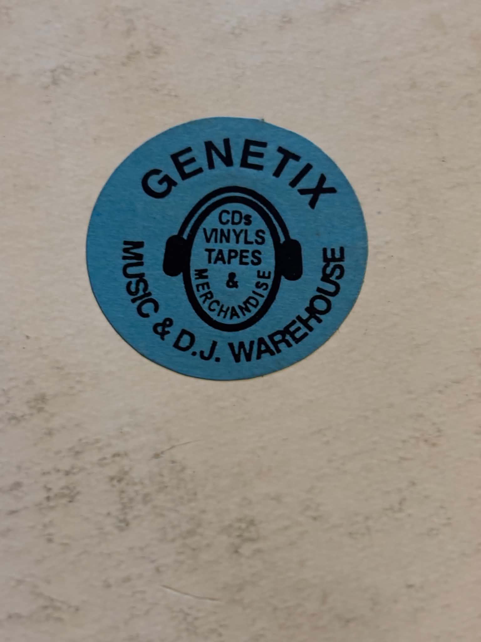 Genetix record store vinyl branding, Malta