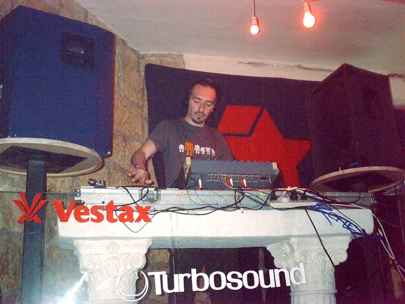 Spacid at Strings, Squadron's first event flyer, 2003