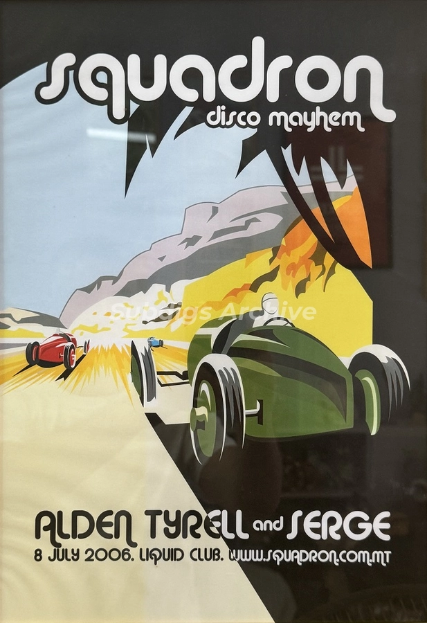 Squadron flyer for Disco Mayhem